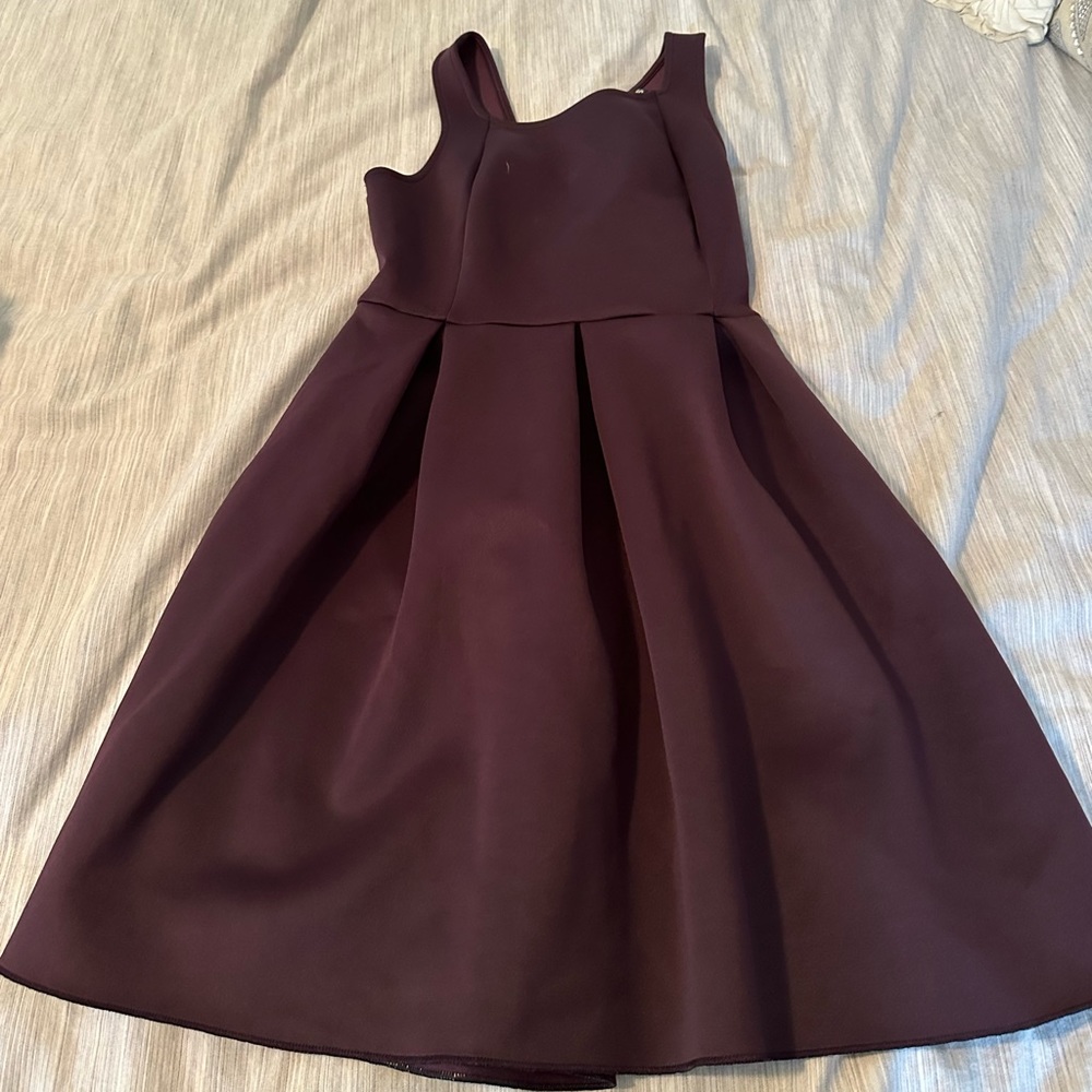 Express cocktail dress with crisscross back